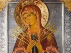 В Волгоград привезли уникальную икону «Умягчение злых сердец»