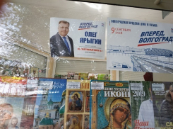 Волгоградские единороссы повесили себя в один ряд с иконами