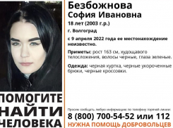 В Волгограде бесследно пропала 18-летняя брюнетка в черной одежде 