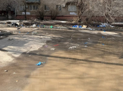 «А за забором дети играют в песочке»: свалка из бахил и шин взбесила волгоградца