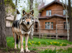 Волки вышли к людям в Волгоградской области