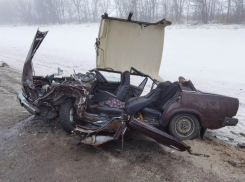 Под Волгоградом на федеральной трассе разбились две легковушки