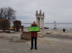 Неравнодушные волгоградцы вышли на одиночные пикеты