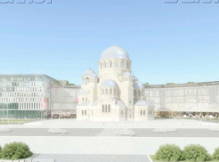 В Волгограде при строительстве храма Александра Невского нашли человеческие останки 