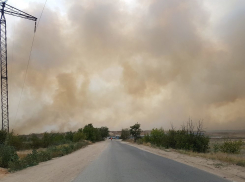 Пожар вплотную подошел к федеральной трассе Москва –Волгоград и угрожает поселку с населением в 20 тысяч человек