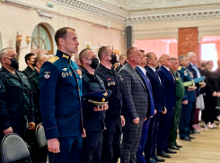 В Волжском встретили вернувшихся со спецоперации на Украине бойцов ОМОНа