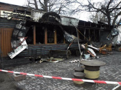 Кафе «Дворик» сгорело в Городищенском районе