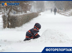 Заснеженный Волгоград в последний день новогодних каникул в объективе фотографа