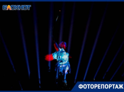 Лазерное шоу на Мамаевом кургане к 9 мая показал волгоградский фотограф