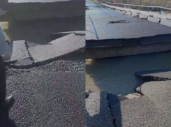 Мост рухнул на трассе Ольховка — Липовка в Волгоградской области