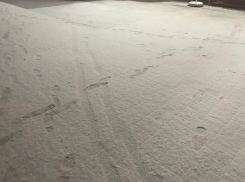 На Волгоград обрушился снегопад