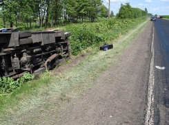 Под Волгоградом перевернулся рейсовый автобус «Москва-Махачкала»