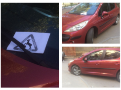 Волгоградцы пометили выдающегося «оленя» на красном автомобиле