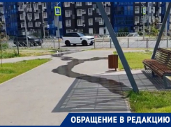 Поливает асфальт, но не газон: странности после благоустройства заметили в Волгограде
