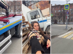 За незнание ПДД и отсутствие интернета поплатилась известный волгоградский блогер на штрафстоянке