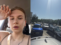 Автоледи из Волгограда отправила на маршрутку всех лишних из очереди на АЗС
