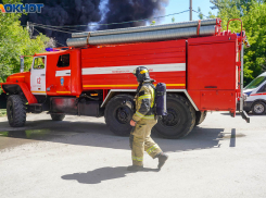 Крупный ландшафтный пожар тушат под Волгоградом