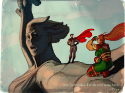 Художник из США посадил на «Родину-мать» супергероев DC и Marvel 