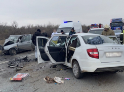 Шокирующее массовое ДТП частично закрыло дорогу под Волгоградом
