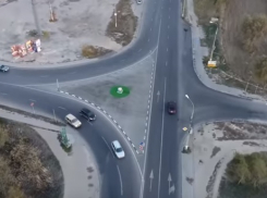 Символ футбола у подножия Мамаева кургана засняли на квадрокоптер 