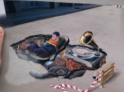 В центре Волгограда появится 3D рисунок известного художника-мадоннари