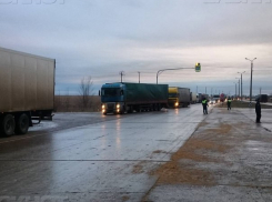 Протестующие дальнобойщики возвращаются из столицы в Волгоград