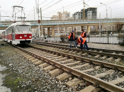 Трамвайный съезд у «Европы» появится в Волгограде до конца апреля 