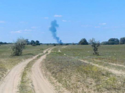 Военный самолет разбился в Волгоградской области