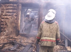 В Волжском при пожаре на даче пострадал человек