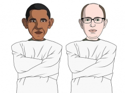 Мультипликатор из Волгоградской области одел Обаму и Яценюка в смирительные рубашки 