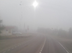 Волгоградцев предупреждают о плохой видимости из-за тумана на трассе
