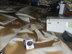 Жители юга Волгограда сутки вычерпывают воду из домов после прорыва трубопровода