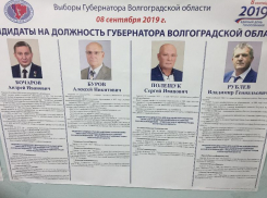На выборах губернатора Волгоградской области проголосовали менее 6 процентов избирателей
