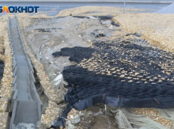 Дорогу у стадиона «Волгоград Арена» едва не смыло из – за ливневой канализации