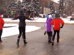 Жители Волгограда ранним утром прокачали свою энергию