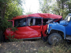 Под Волгоградом в ДТП Газели и автобуса пострадали трое детей