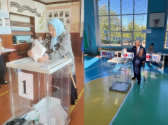 95-летняя ветеран проголосовала на волгоградском участке