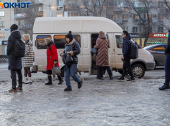 Мороз и гололед продолжают испытывать волгоградцев на прочность