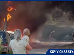 Молодая мама бросилась тушить свалку в Волгограде, до которой у чиновников не дошла очередь