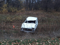 Под Волгоградом ВАЗ на скорости перевернулся в кювет: есть пострадавшие 