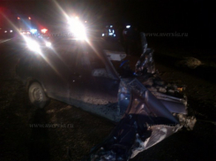 Запись видеорегистратора: тройное ДТП на трассе «Волгоград - Сызрань» с 1 погибшим