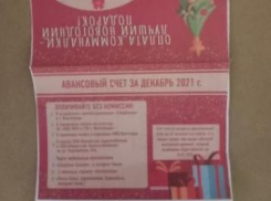 Волгоградцы получили необычные платежки за декабрь