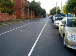 В Волгограде на отремонтированных улицах начали рисовать разметку