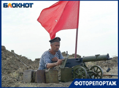 Реконструкция боев за Сталинград прошла на Мамаевом кургане