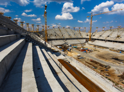 Строительство трибун на стадионе «Волгоград Арена» завершено