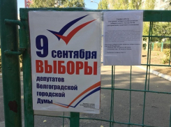 На 12 часов явка избирателей в Волгограде составила около 8%