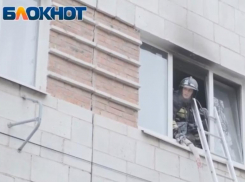 В общежитии ВолгГМУ произошел пожар: тушение сняли на видео