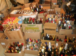 В Волгограде изъяли больше 350 бутылок «паленого» алкоголя