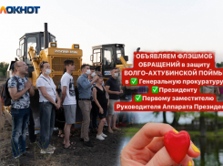 Массовые письма Владимиру Путину и генпрокурору: срочный флэшмоб стартовал из-за дороги в Волго-Ахтубинской пойме