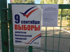 На выборы депутатов Волгоградской гордумы почти никто не пришел